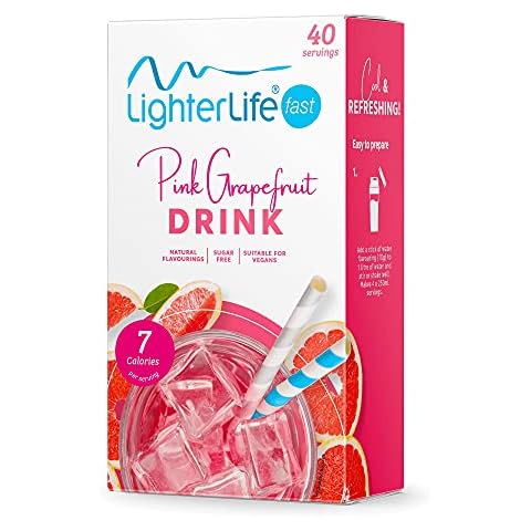 LighterLife Fast Pink Grapefruit, Low Calorie Drink, 10x Sachets per Pack Cover