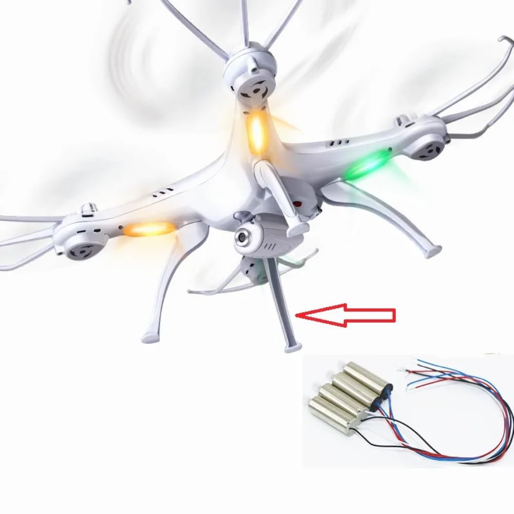DollaTek 4pcs Mini A-B Positive Negative 720 Motor Repair Replacement Parts for Syma X5/X5C/M68 RC Quadcopter Motor - Image 2