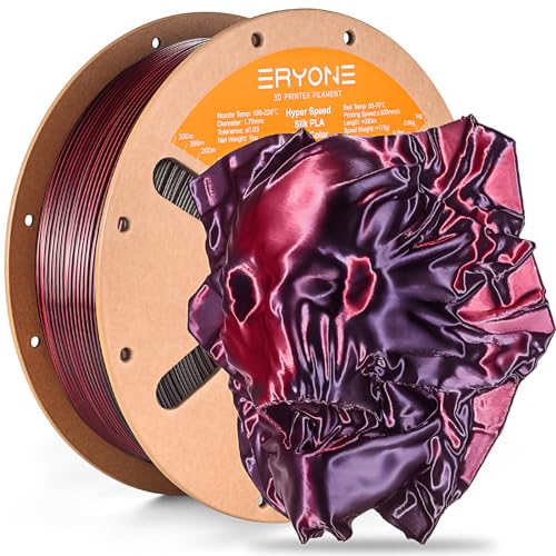 ERYONE High Speed Filament Silk Dual Color 1.75mm +/- 0.03mm, 3D Printing PLA Pro Filament Fit Most...