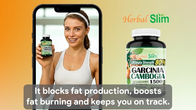 Herbal Slim Garcinia Cambogia Extract - 1500mg per day | 80% HCA