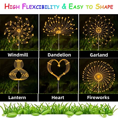 XRR 2 Pack 120 LED Solar Fireworks Lights - Image 4