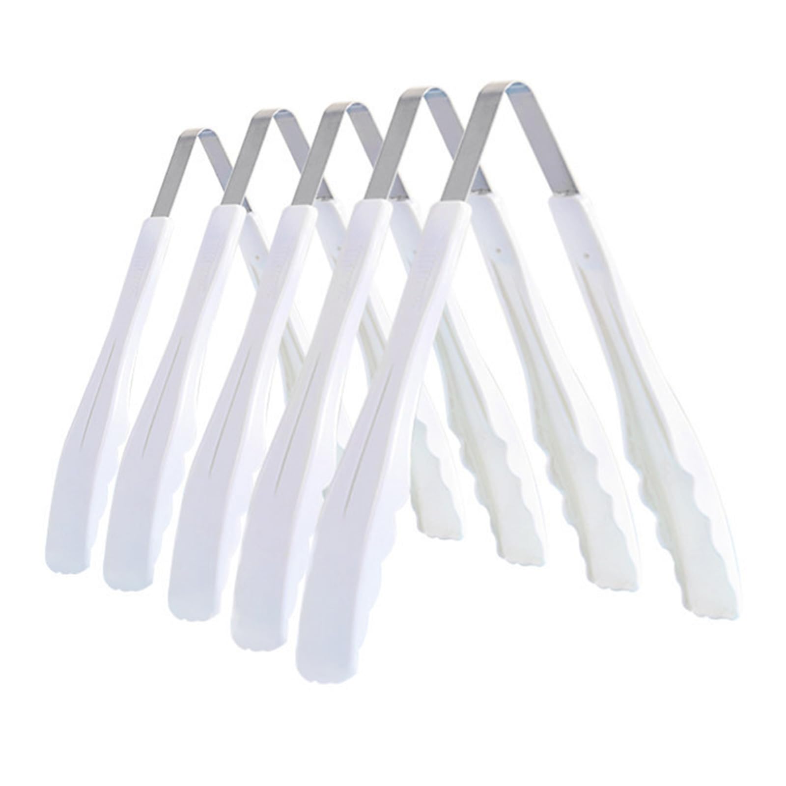 Hsyzygian Food Grade Clamp and Plate Set Serving Utensils with Tray Suitable for Various Dishes Dishwasher Safe Tongs