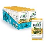 gimMe - Toasted Sesame - 12 Count Sharing Size - Organic Roasted Seaweed Sheets - Keto, Vegan, Gluten Free - Great Source of Iodine & Omega 3’s - Healthy On-The-Go Snack for Kids & Adults