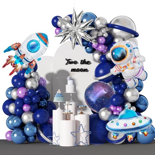 Image of Amandir 140pcs Outer Space Balloon Garland Arch Kit