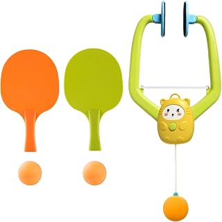 Entrenador portátil de tenis de mesa, equipo de entrenamiento de tenis de mesa, tenis de mesa para niños, juego de pong para padres e hijos para marco de puerta