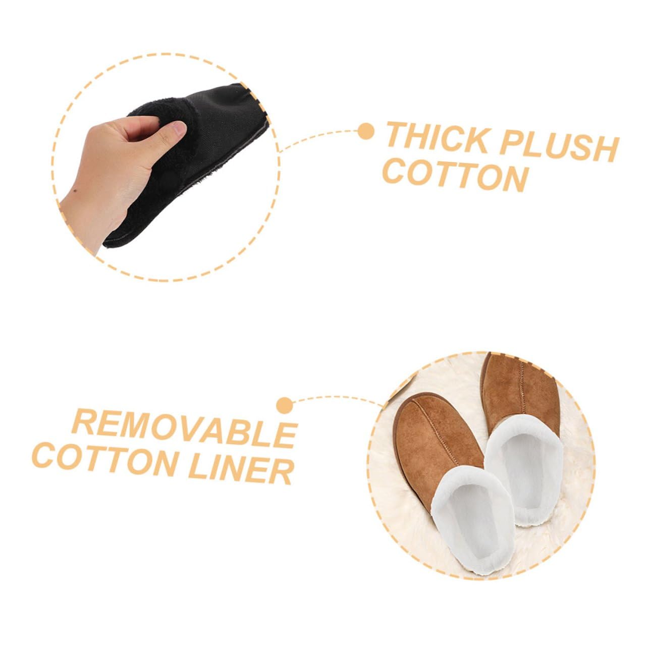 10 Pares Forros de Lana para Zuecos Invierno Plantillas Desmontables y Lavables de Felpa Inserciones Acogedoras para Zapatillas de Casa Hombre y Mujer Aislamiento Térmico y