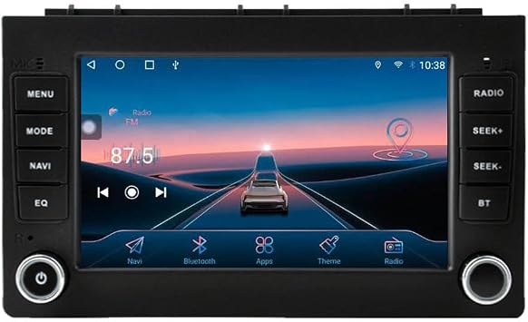 Android 15 Car Stereo for Saab 9-3 93 2007-2011 Double Din Car Radio Wireless Carplay Multimedia Android Auto 7'' Touch Screen GPS WiFi Bluetooth