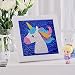 Kfbtbh Nuevos niños DIY Diamante Pintura Pegatina de Dibujos Animados Pinturas Decorativas Infantiles con Caja Dormitorio Sala de Estar decoración del hogar 15x15cm