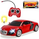 audi r8 spyder real racing 3 Das Modell ist ein Funkauto! Zum Betrieb werden 5x AA Batterien benötigt. Fahrzeug fährt in Alle Richtungen, befindet sich in einer stilvollen passenden Verpackung.