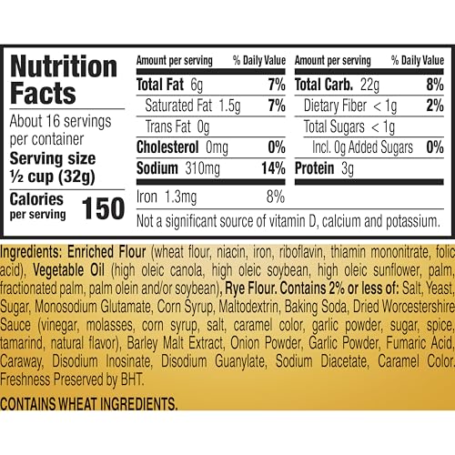 Image of Gardetto's Original Recipe Snack Mix, Salty Snacks Tub, 18 oz