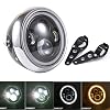 Phare avant de moto 7.5 pouces Led phare de moto pour phares de café Racer Bobber Chopper