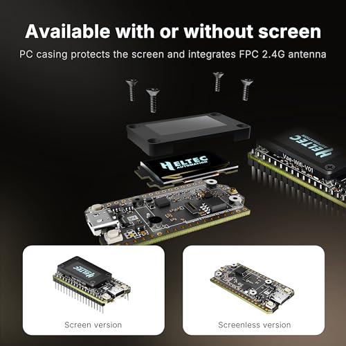 Image of Heltec ESP32 LoRa V4 Dev Board with Display GNSS, Pre-soldered