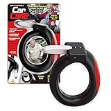 Emson 9814 Limited Edition Round Car Cane Mobility & Standing Aid with Built-in Flashlight, Black