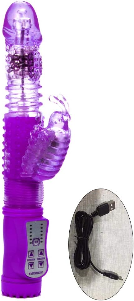 JaneMO 7 Modes R0tating Viberartor 2 Motor DIDL0 Mass-Age Tool for Women USB Rechargeable