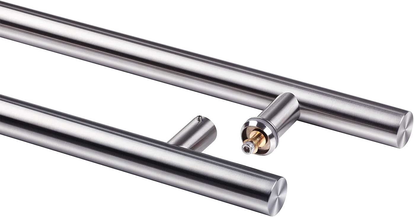 Buy Togu Tg 6012 1500mm 60 Inches Solid Standoffs Heavy Duty Commercial Grade 304 Stainless Steel Push Pull Door Handle Barn Door Pull Handle Glass Pulls Brushed Stainless Steel Finish Online In Canada B00t415n8a