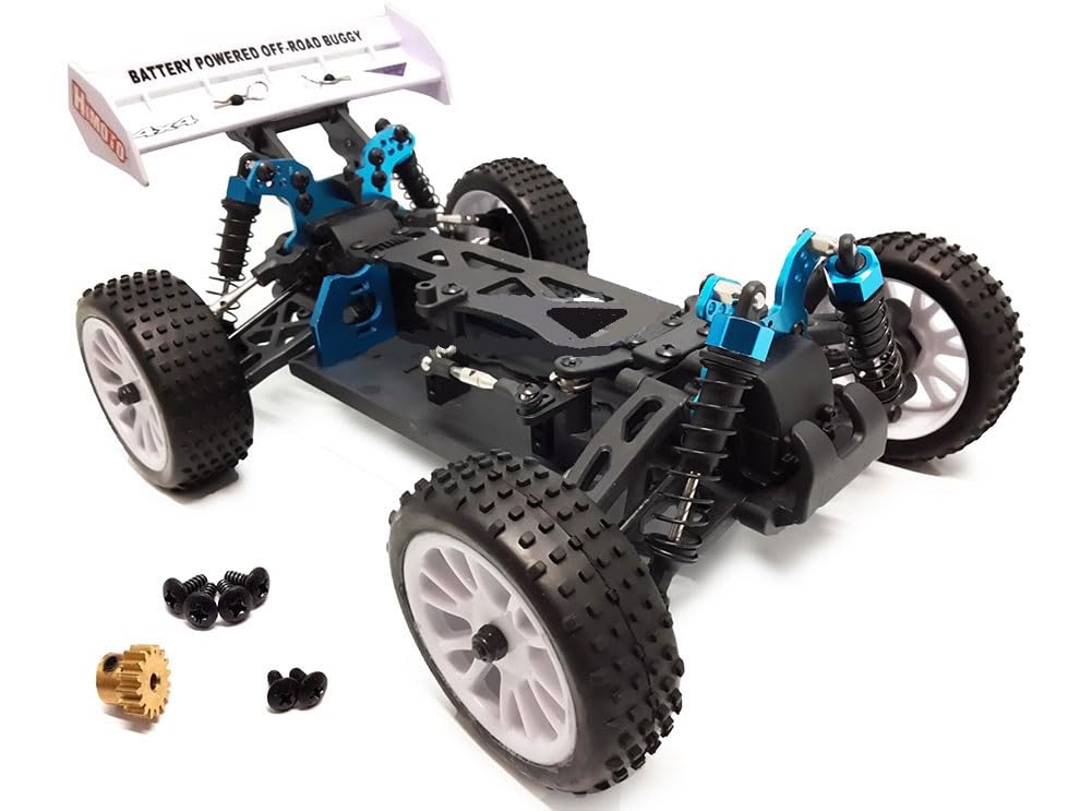 BUGGY EXB-16 HIMOTO 4WD 1/16 Rolling Chassis | Telaio Completo Senza Elettronica | 4 Ammortizzatori Idraulici | Off-Road RC