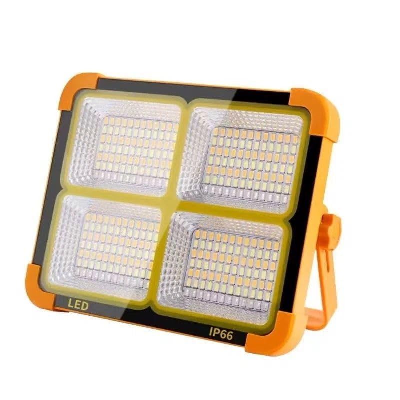 Solar LED Flood Light Rechargeable Portable Outdoor Work Light | IP66 Waterproof High Brightness Emergency Lamp with USB Charging for Camping, Garden, Farm & Home-image-32