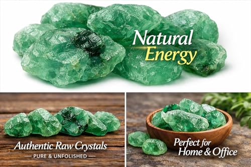 Image of Natural Green Fluorite Rough Stone 100g - Raw Healing Crystal for Energy & Mental Clarity