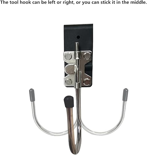 Miniatura 4 de 2 piezas de herramientas portátiles gancho para cinturón de colgar rápido, soporte para herramientas eléctricas, gancho inalámbrico para
