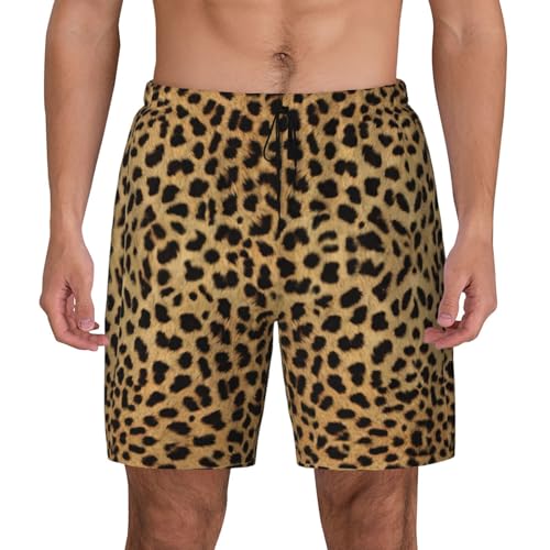 Short de bain léopard pour homme maillot de bain imprimé animal léger