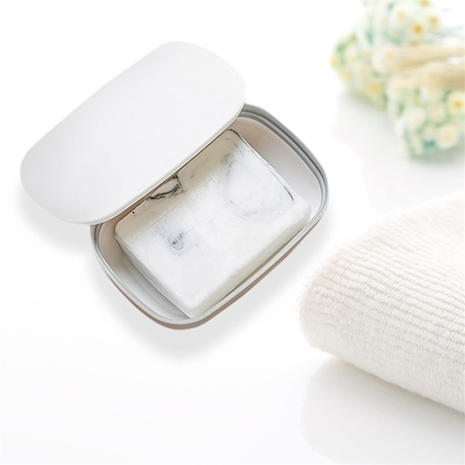 Caja de jabón portátil Impermeable sellada para jabonera de Viaje