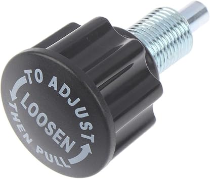 Exercise for Bike Pull Pin Spring Knob Replacement, Stainless Steel Fitness Equipment Screw with 20mm Thread Stationary Bikes and Strength Machines