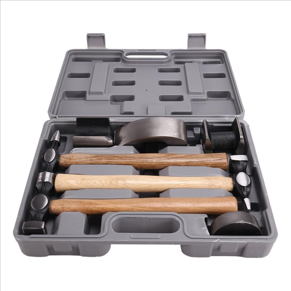 7 Piece Car Sheet Metal Tool Kit Auto Body Repair Tools Compatible with A70M