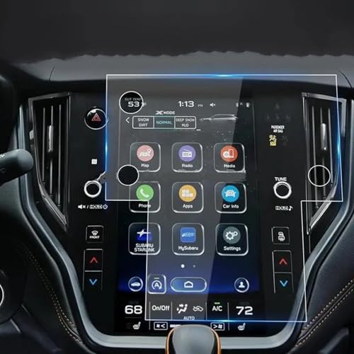 Verre trempé 11,6 pouces anti-rayures et haute sensibilité pour écran GPS Outback 2024
