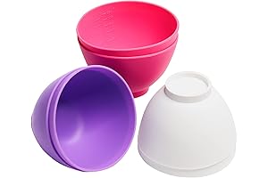 6 Pcs Silicone Bowls: Kitchen Essential for Mixing, Serving, and More