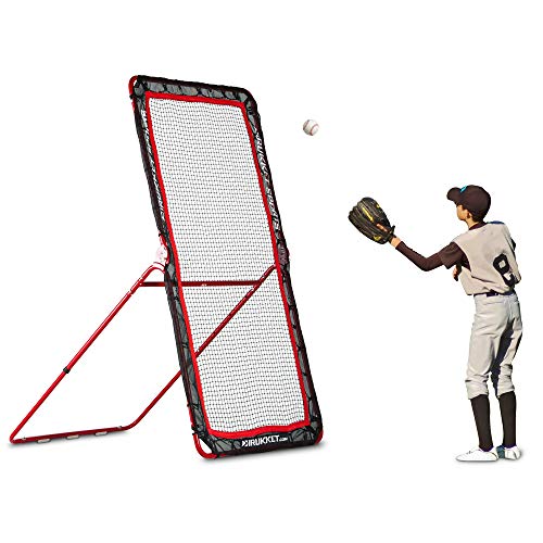 Rukket 4x7ft Lacrosse Rebounder Pitchback Training Screen, Practice