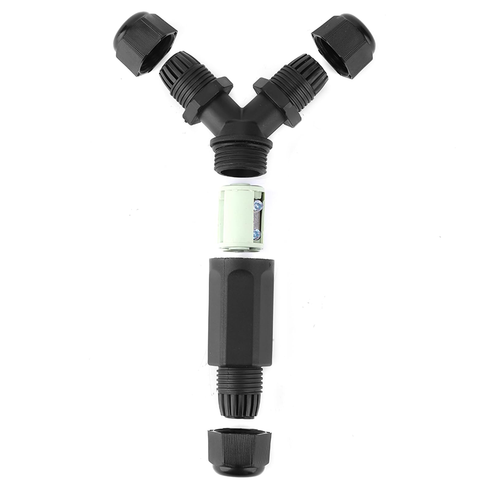 LED IP68 wasserdichte Stecker 3-Wege-3-Pin-Y-Typ-Kabelstecker, wasserdichte Kabelstecker für elektrisches Zubehör
