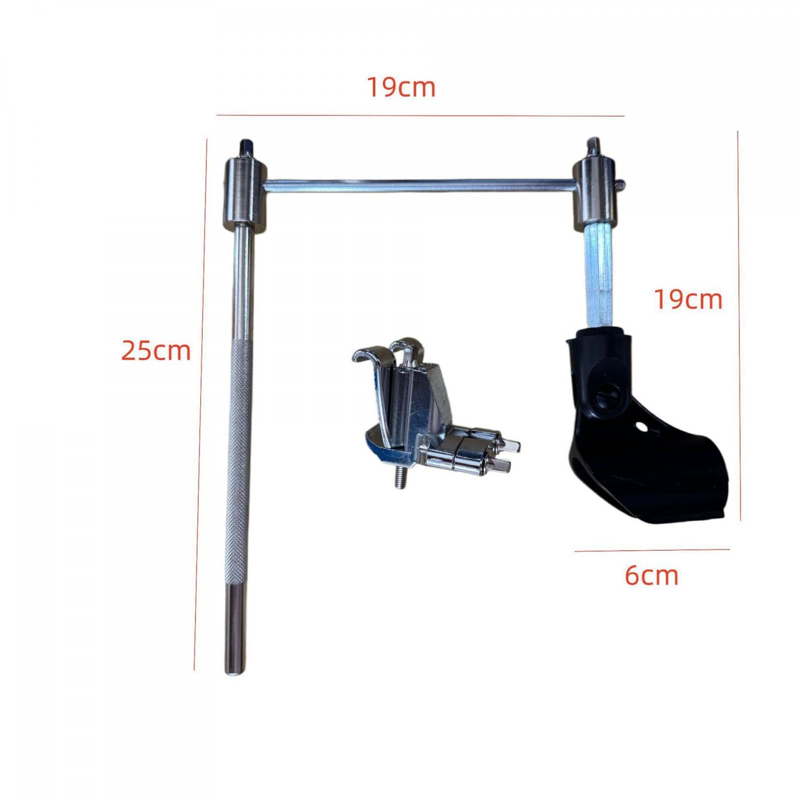 Clip de Micrófono para Batería Soporte de Micrófono Accesorio para Instrumento Pieza de Montaje Resistente Fabricado en Aleación de Zinc Adecuado