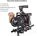 SmallRig 15mm Long Lens Support, 53.5mm Height Adjustable Lens Bracket for DSLR Camera Shoulder Rig - BSL2681