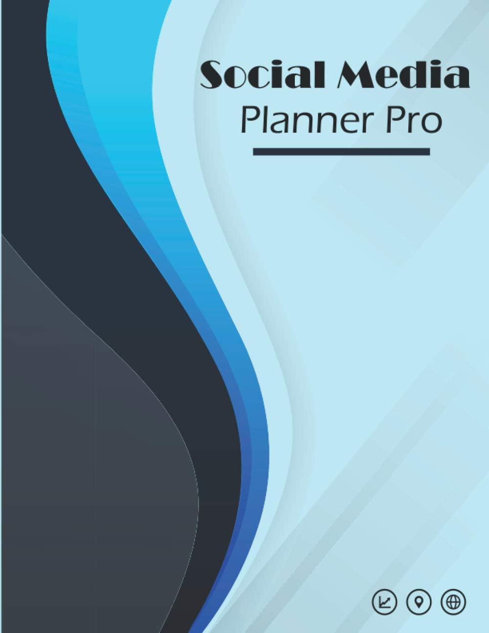 SOCIAL MEDIA PLANNER PRO: media notebook planner, mixed media paper, daily media journal, social media planner, gift idea