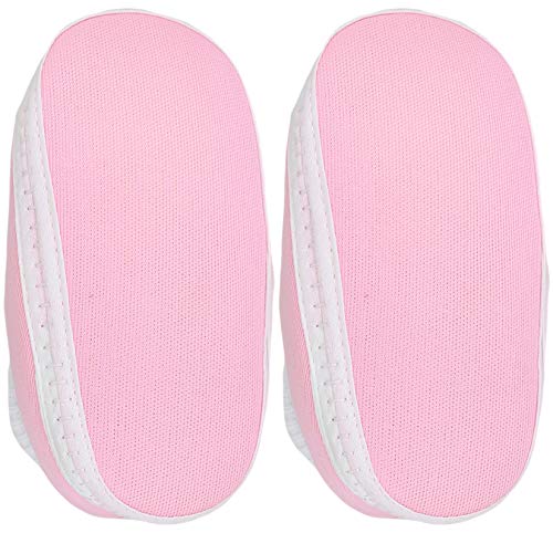 Image of Neska Moda 0 To 6 Months Baby Boys & Girls Cotton Butterfly Slip On Baby Booties