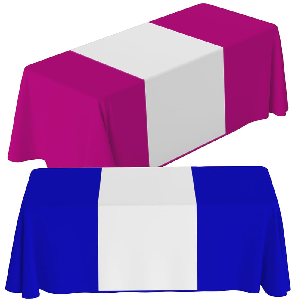 USJJOEO Customize Table Runner Custom Tablecloths with Business Logo Personalized Tablecloth with Photo Text Image Suitable for Party Wedding Birthday