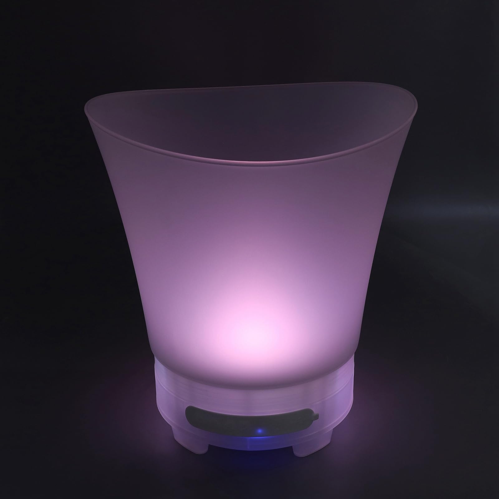 Cubo de Hielo LED con Altavoz - 7L de Gran Capacidad, 4 Modos Color para Vino y Cerveza
