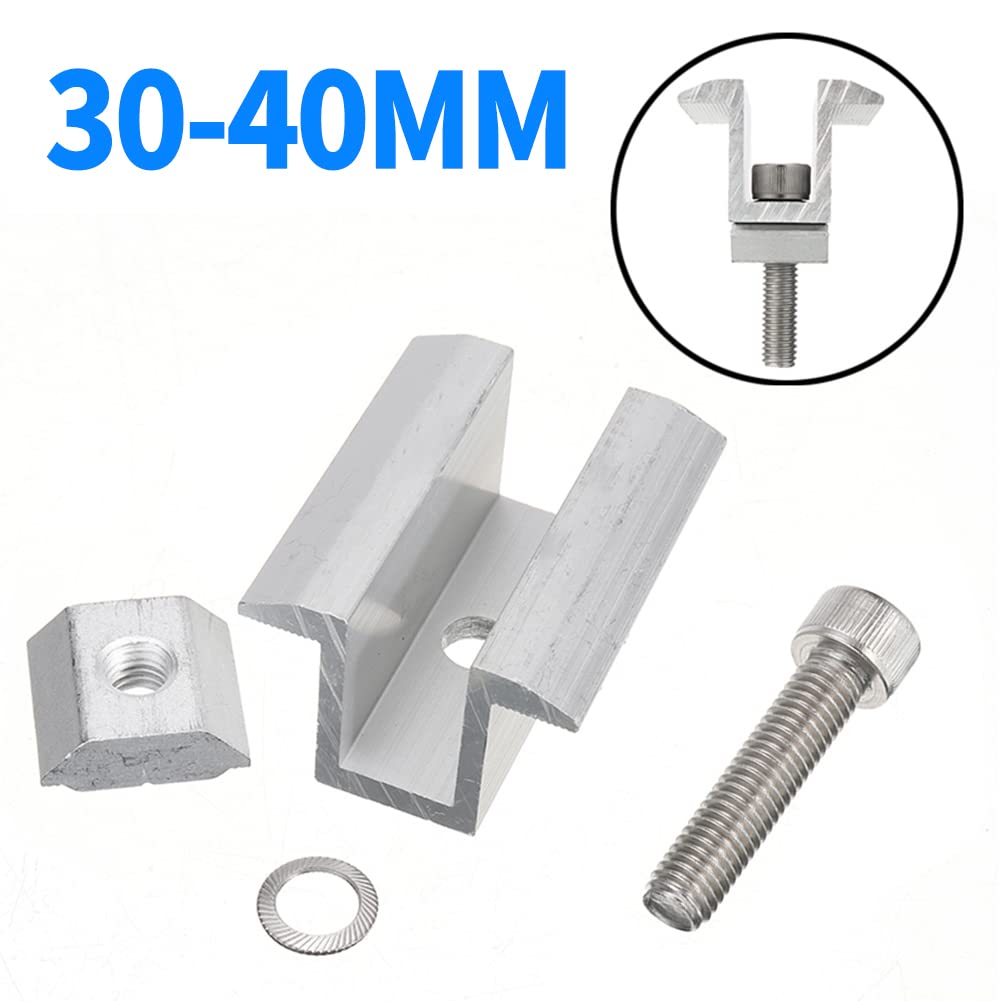 Morsetto Per Pannelli Solari | Regolabile, In Alluminio, Per Pannelli 30-50mm - Foto 8