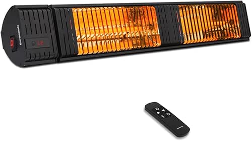 ThermoMate Infrared Electric Patio Heater, 3000W Carbon Fiber Heating for
