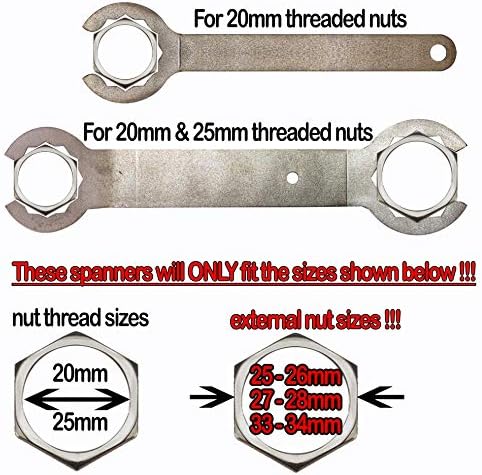 Conduit Lock Nut Spanner-Armoured Cable Lock Nut Wrench for Electricians
