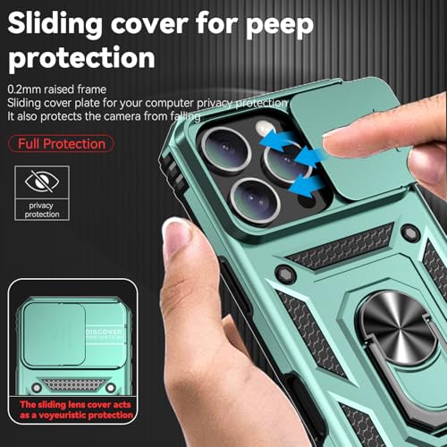 Coque iPhone 16 Pro Max avec support magnétique et protection caméra intégrée - 3