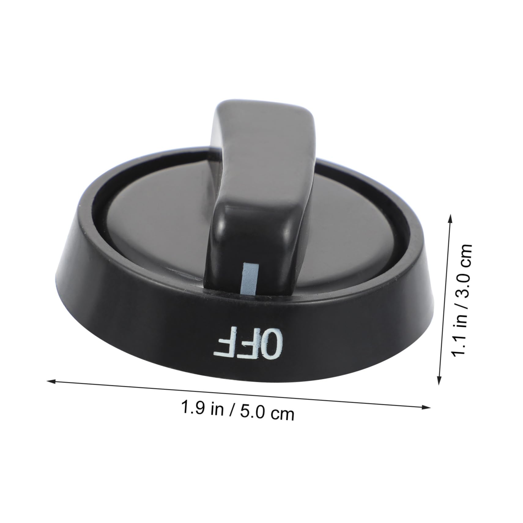 TEHAUX Upgrade Your Stove 5pcs Gas Stove Knob Set Replacement Knobs Easy to Use Install