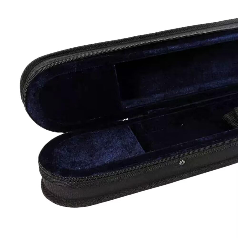 Vetimobato Aufrechter Kontrabassbogen-Etui für 1 oder 2 französische deutsche Bassbögen, Hartschalenkoffer, schützt Ihren Bogen mit Schultergurt, Holzrahmen mit 600D-Nylon-Außenseite, hält 2 Bögen)
