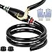 Flintronic Bomba Manual de Combustible, Bomba de sifón para Coche con 2 M Mangueras, pera Cebado Gasoil con 2 Tapones de Goma y Un par de Guantes, para Transferencia Gasolina Diésel Agua Combustible