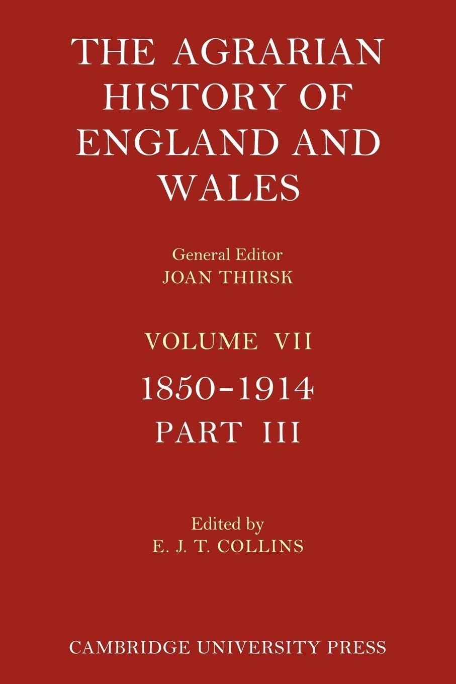 The Agrarian History of England and Wales