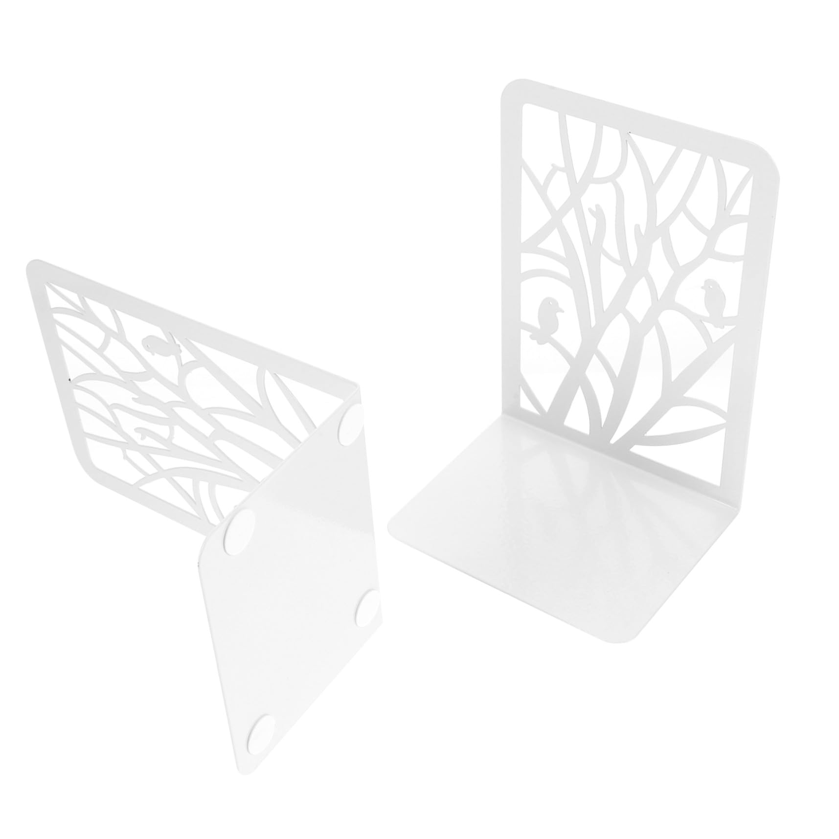 POPETPOP 2 pezzi Fermalibri in Metallo Resistente per Mensole e Scrivania Design e Stabile Supporto Libri Decorativo e Funzionale per Casa e Ufficio