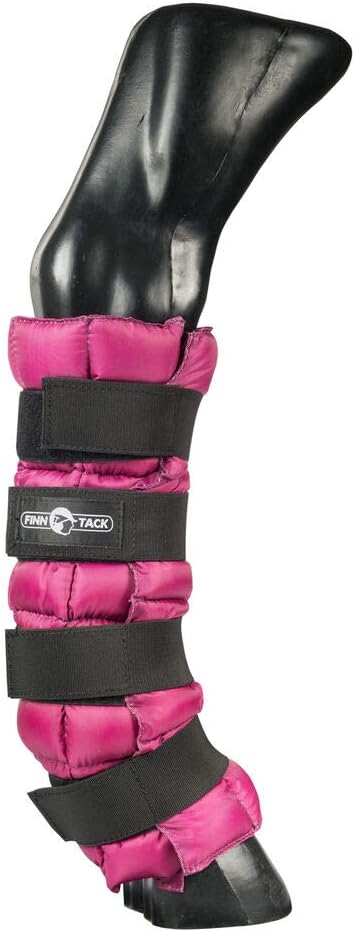 HORZE Pro Cooling Therapy Ice Wrap for Horses, Quick Cooling Gel Ice Pack with Flexible Straps, 1 Size - Pair - Boysenberry Purple : Pet Supplies
