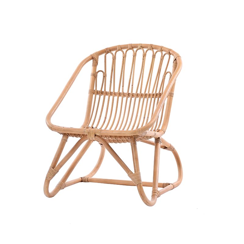 Amazon.co.jp: ラタンチェア Lサイズ 皮付きラタン アジアン