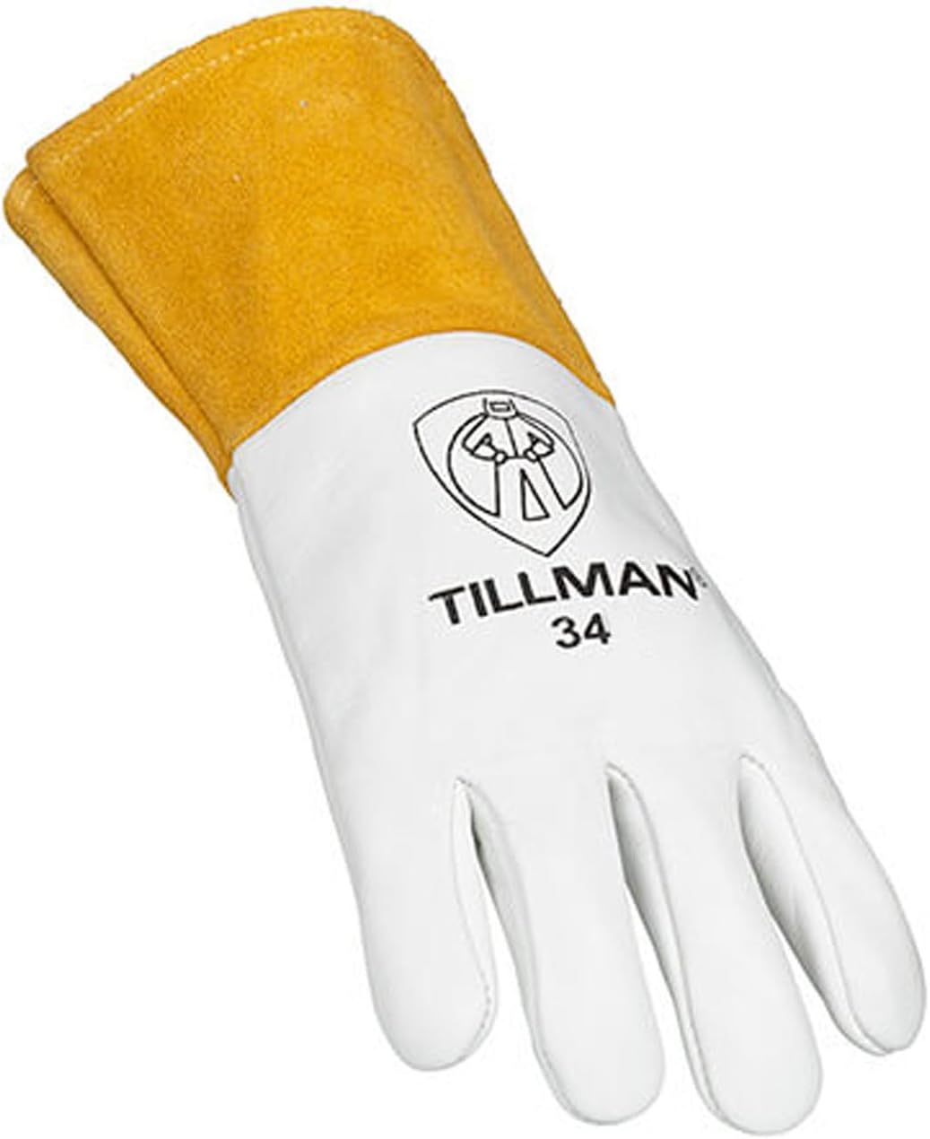 Tillman 34 Premium Heavyweight Top Grain Cowhide MIG Welding Gloves, Medium