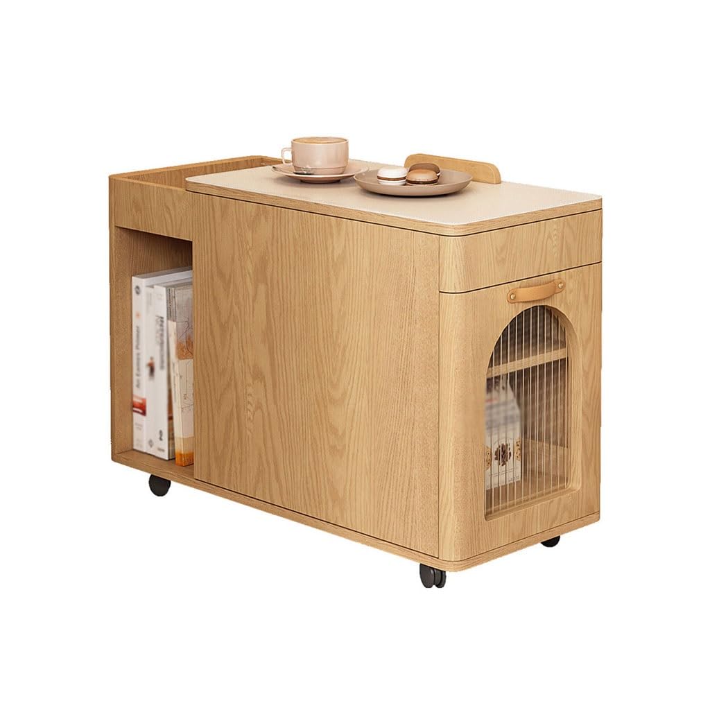 BHGFYXBS End Table Side Table Sofa Side Table Movable Corner Table Modern Bedside Table Living Room Small Coffee Table Coffee Table Side Cabinet Table Sofa Side Table